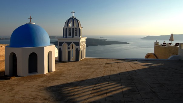 Watch Sunset Over The Blue Domes
